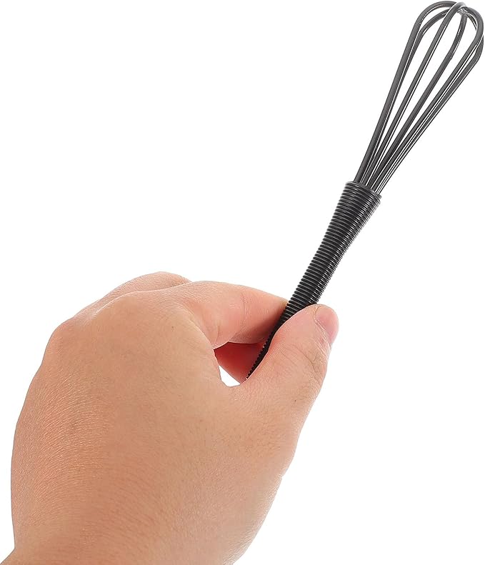 Ipetboom Small Plastic Whisks: 5pcs Mini Whisk for Hair Dye Color Mixing Hairdressing - 6.76X0.98in Versatile Kitchen Utensil Egg Beater for Blending Stirring Cooking Baking Versatile Tools