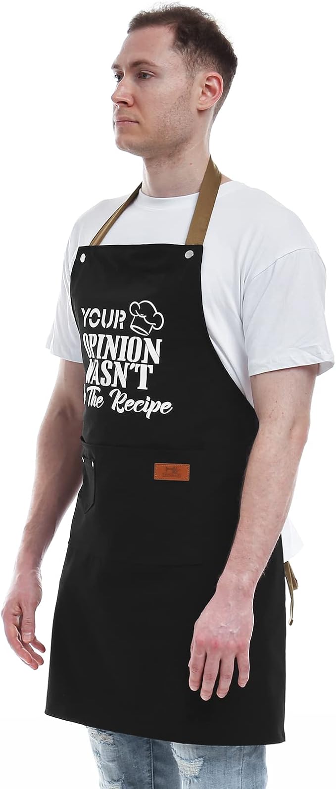 REHAVE Gifts For Men, Women, Father's Day Gifts, Gifts for Dad, Husband, Boyfriend, Brother, Mom, Wife, Girlfriend, Unique Birthday Gifts, Humor Apron for friends,Bff, Kitchen Chef Aprons Baking Gifts