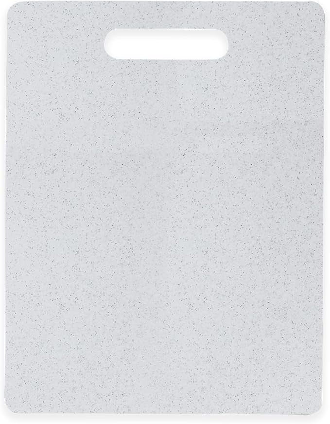 Dexas Superboard Cutting Board with Handle 8.5 x 11 inch Blue Granite, Compact Kitchen Prep Board, Dishwasher Safe, Non-Porous Poly Surface, Made in USA