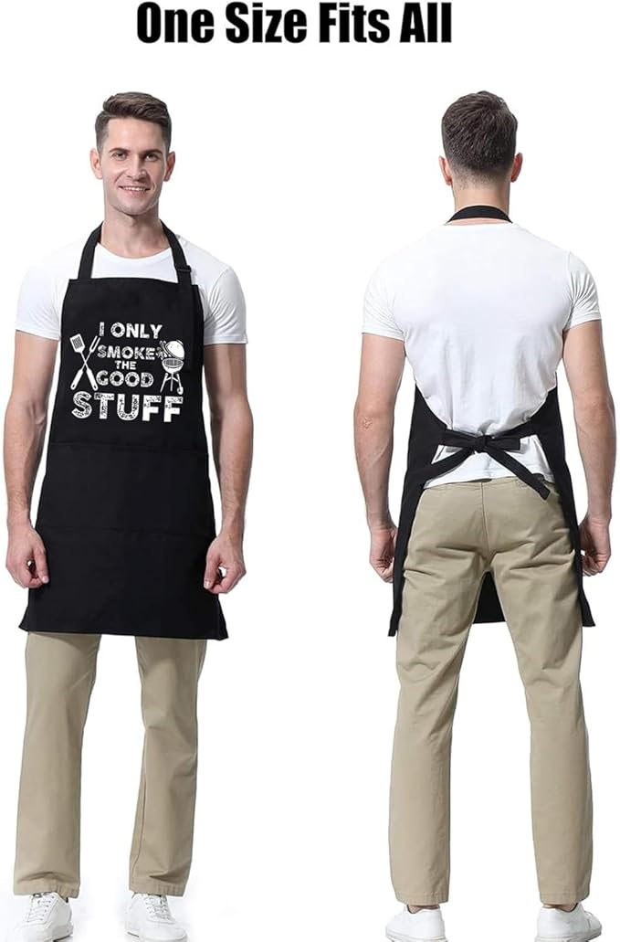 ONFAON Funny Apron for Men Women, Father's Day Gifts, Gifts for Mom,Birthday Gifts for Men Women，Cooking Grilling Apron