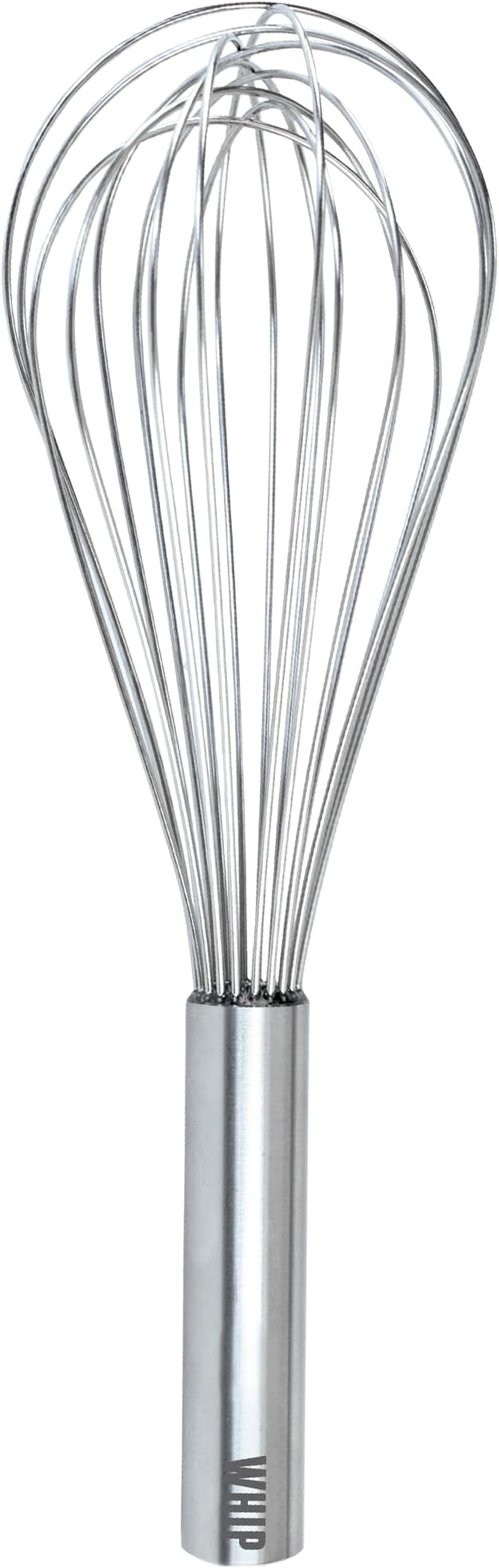 Tovolo Balloon Whisk Stainless Steel 11 in Whip Whisk for Cooking Blending Mixing Stirring Whipping Beating, Dishwasher Safe Metal Handheld Large Heavy Duty Multi Function Whip Whisking Mixing Tool