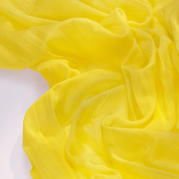 Socomi 10pcs Yellow Cheesecloth Table Runner Boho Rustic Gauze 120 inch 10FT Cheese Cloth Runner for Wedding Party Baby Shower Birthday Home Decor Holiday Decorations