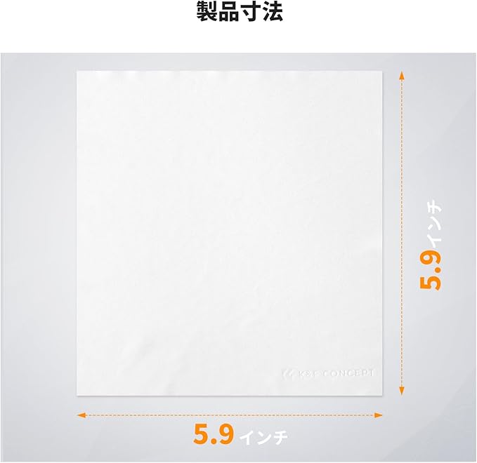 K&F CONCEPT 20 Pack Microfiber Cleaning Cloths, 6x6in Glasses Cleaning Cloths, Premium Camera Lens Cloth for Photography, Glasses, Screens & More