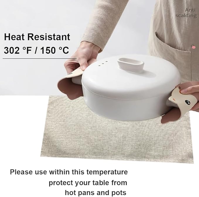 Weabetfu Cloth Placemats Set of 4 Heat Resistant Dining Table Placemmats Cotton Linen Machine Washable Kitchen Table Mats Wrinkle Free Thick Fabric Place Mat,Easy to Clean,13"x19"