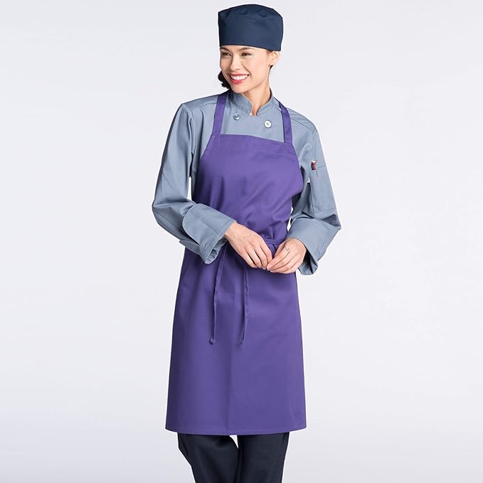 Uncommon Threads Unisex Classic Restaurant Bib Apron for Work Uniform