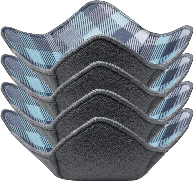 Aticca Microwave Bowl Cozy Holders for Hot Food Set of 4 Hot Pads for Bouillon Cups Multipurpose Heat Proof Plate Holder