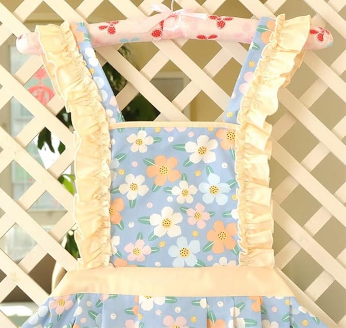 CRB Fashion Kids Cooking Baking Apron | Toddler, Little Girls, Cute Kitchen Chef Aprons