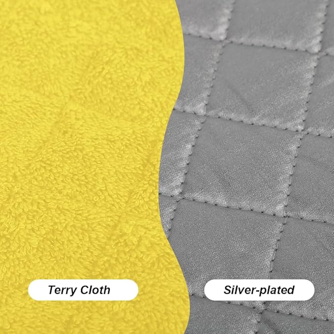 meioro 4-Pack Pot Holders for Kitchen High Heat Resistant Potholder, 100% Cotton Hot Pads, Quilted Terry Hot Pot Holder Set for Kitchens, Washable Trivet for Cooking and Baking 7x7 Inches (Yellow)