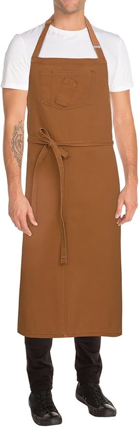 Chef Works Unisex Rockford Chefs Bib Apron
