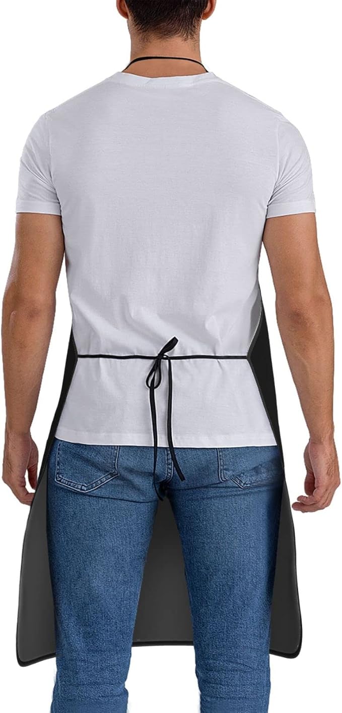 2Pcs Apron Waterdrop Resistant King & Queen Aprons Funny Cooking Kitchen Aprons for Women Men Chef Valentine's Day Gifts Wedding Gifts for Couple Cool Bridal Engagement Gifts