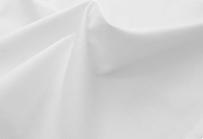 COTTON CRAFT White Dinner Napkins - Set of 24 Classic Twill Pure Cotton Soft Cloth Napkins - Durable Washable Reusable Napkin - Everyday Table Napkin - Restaurant Wedding Party Gift - 17 x 17 inches