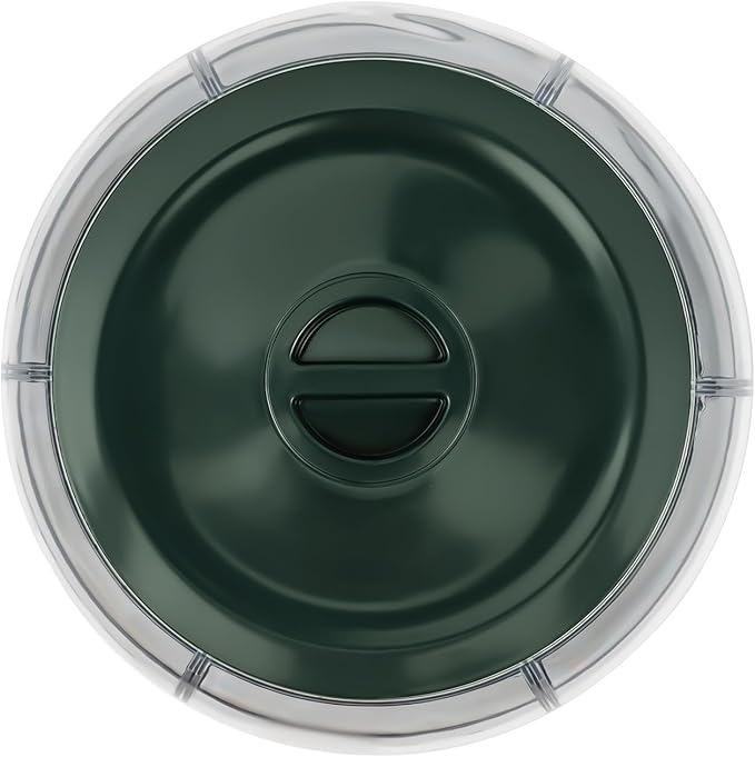 360° Rotating Grain Dispenser With 6 Grids, 13.2lbs Large Capacity Grain Dispenser Rotating Kitchen Storage Containers With Sealed Lid For Peanut Barley Millet And Cereal (Green, 13.2 lbs)