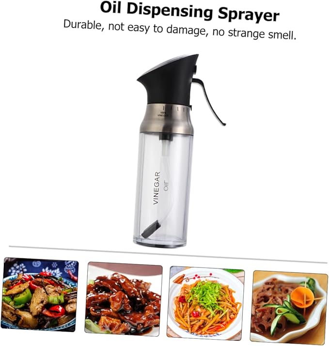 LIFKOME Oil Bottle Dispenser 200ml Sauce Sprayer Easy to Clean Dry Olive Oil Vinegar Sprayer