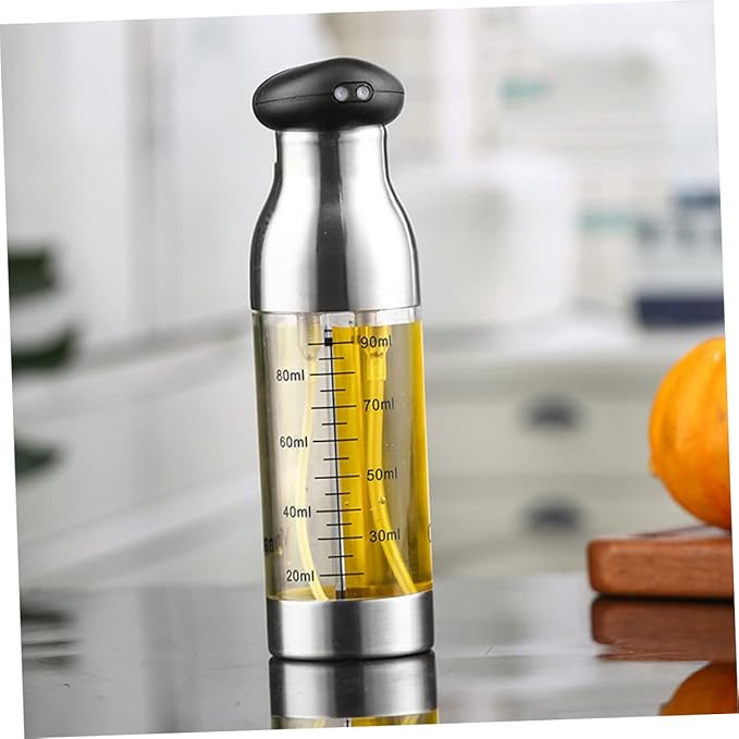 PRETYZOOM Oil Vinegar Sprayer Kitchen Oil Bottle Easy Pressure Dispenser for Cooking Bbq Baking