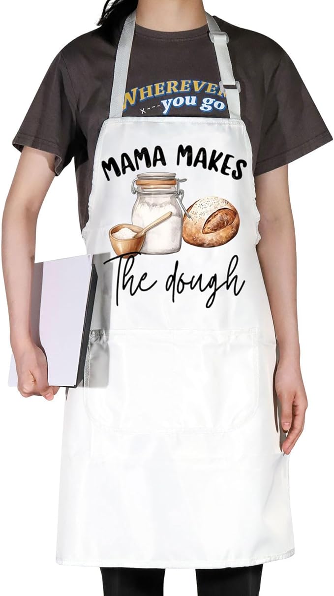 JNIAP Bread Baking Apron Bread Baker Aprons i Loaf Sourdough Baking Mom Gifts Baking Master Apron