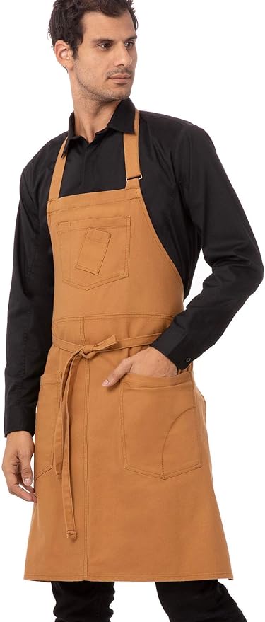 Chef Works Unisex Rockford Bib Apron