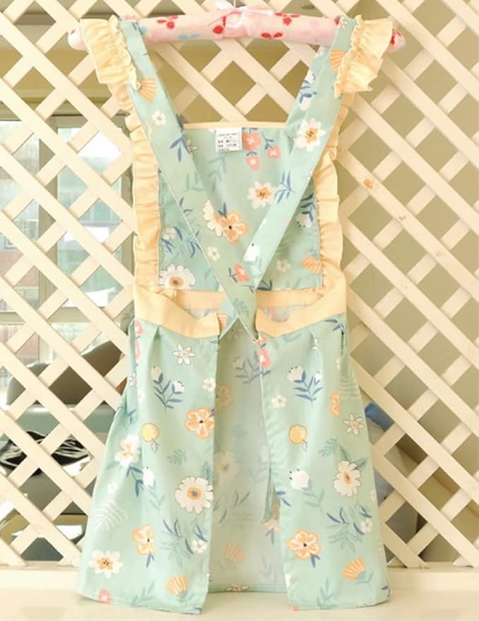 CRB Fashion Kids Cooking Baking Apron | Toddler, Little Girls, Cute Kitchen Chef Aprons