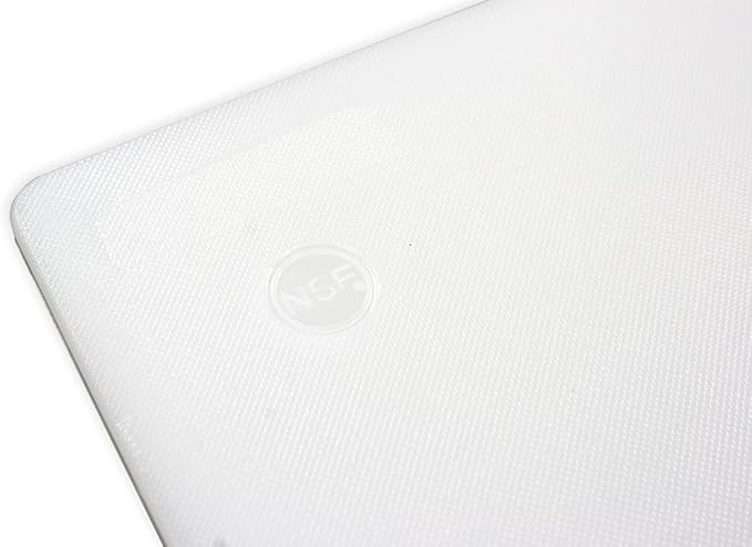 Commercial Grade Plastic Cutting Board 18 x 12 x 1/2 Thick High Density White Poly, NSF Certified and Dishwasher Safe for Food Service