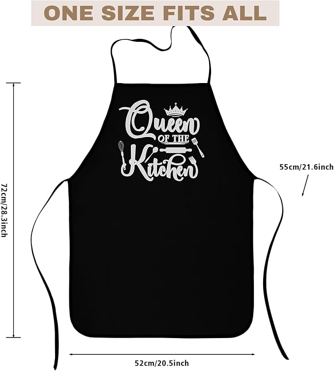 Funny Apron for Men Women Baking Gardening Sewing BBQ Waterproof Cute Gifts