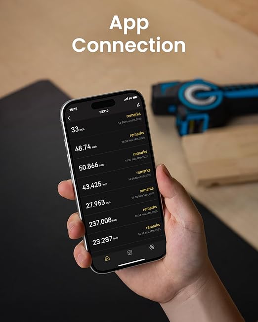 ACEGMET DTX10 digital Laser Tape Measure with Green Alignment Laser, 330Ft Laser Range & 12Ft Steel Tape, High Precision USB-C Rechargeable Smart APP Sync, Measuring Tool for Renovation & Construction