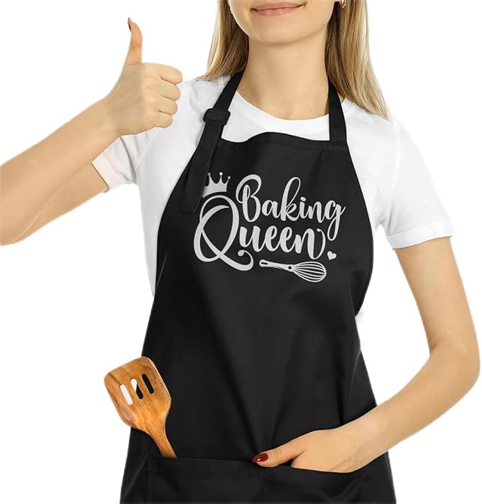 SANDJEST Men's Aprons with Pockets - Funny Aprons for Men BBQ, Kitchen, Cooking - Gifts for Birthday, Birthday