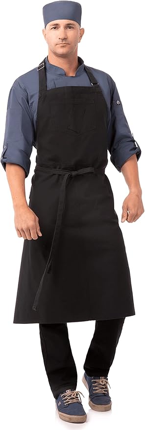 Chef Works Unisex Rockford Chefs Bib Apron