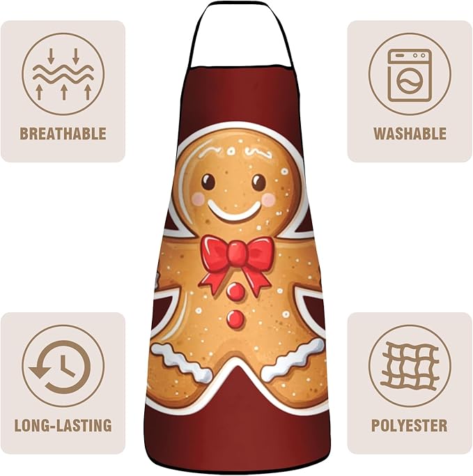 Funny Apron for Men Women Baking Gardening Sewing BBQ Waterproof Cute Gifts