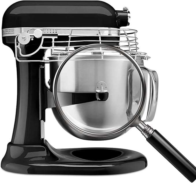 Stainless Steel 7QT Mixer bowl Fit for KitchenAid Bowl-Lift Stand Mixer,7 Quart Mixing Bowl with Handle