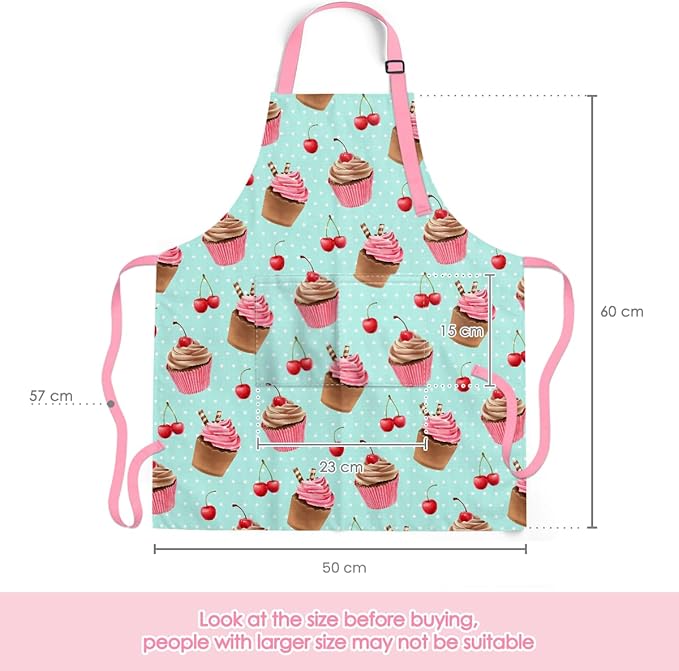 SANDJEST Kids Apron with Chefs Hat Set, Kitchen Apron Gifts