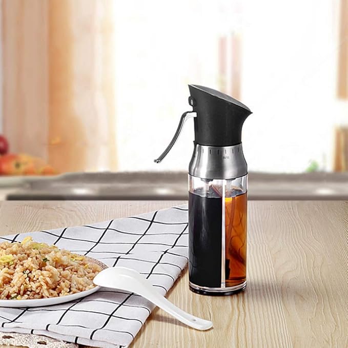 Naroote Spray Bottles For Cleaning, Empty Spray Bottles, Oil And Vinegar Spray Bottle Pot Dispenser Controllable Oil Sprayer For Cooking for Cooking, Kitchen Bbq, Makingsalad, Baking, Grilling