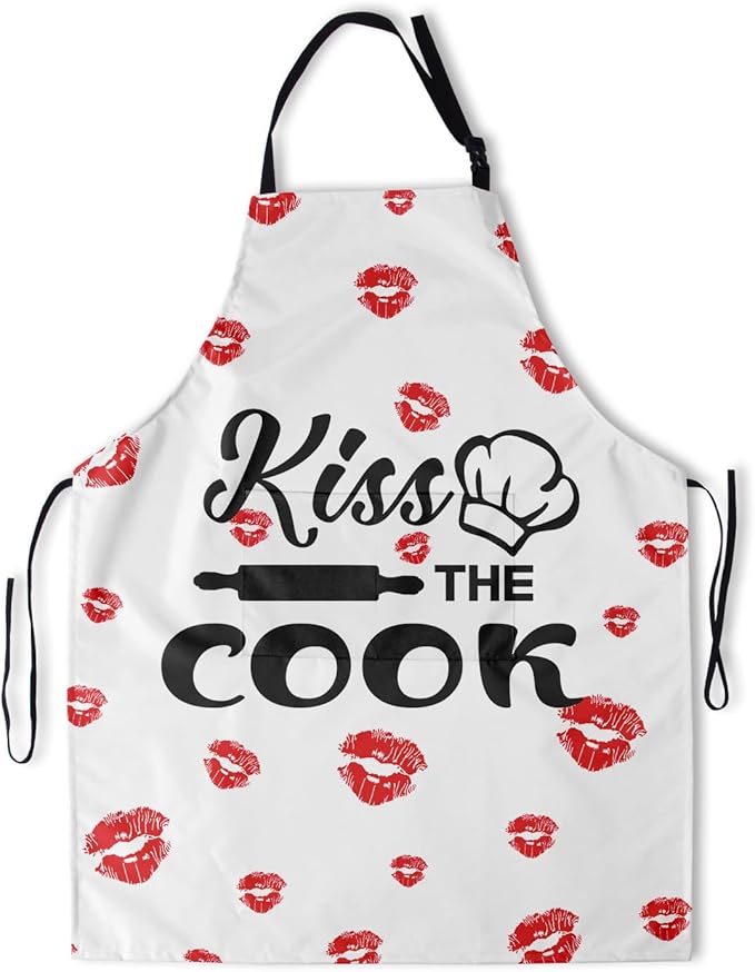 Imiss Waterproof Stain-Resistant Cooking Chef Aprons for Grill BBQ Baking 27 X 31 Inch