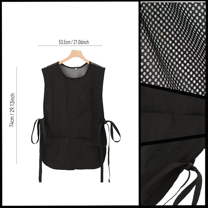 Chef Apron-Cross Back Apron for Men Women with Adjustable Straps and Large Pockets,Canvas