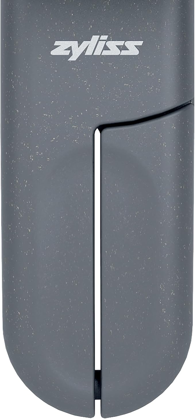 Zyliss MagiCan Manual Can Opener – Ergonomic Gray Handle with Lid-Release for Hands-Free Disposal – Stainless Steel Cutting Wheel, Compact Design, Left or Right-Hand Use – 5-Year Guarantee