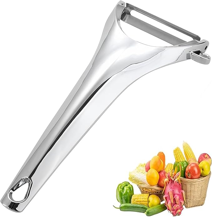 Vegetable Peeler Fruit Apple Potatoes Carrot Veggie Stainless Steel Peelers with Ergonomic Handle & Swivel Y-Shaped Blade Good Sturdy Kitchen Tool,Dishwasher Safe