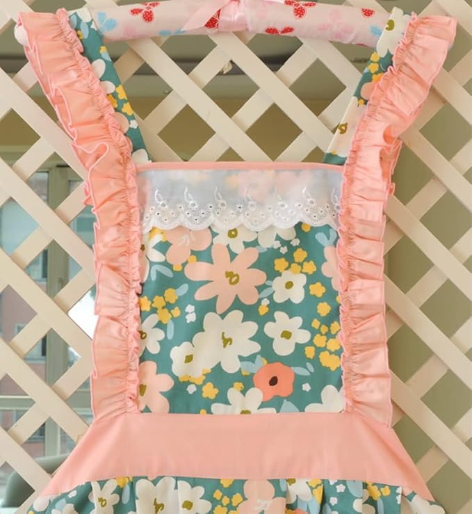 CRB Fashion Womens Cooking Baking Apron | Ladies, Woman, Kitchen Chef Aprons with Pocket