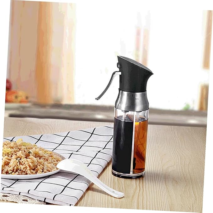 LIFKOME Oil Bottle Dispenser 200ml Sauce Sprayer Easy to Clean Dry Olive Oil Vinegar Sprayer