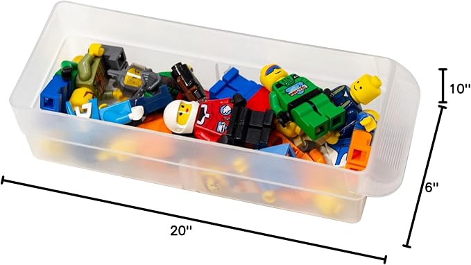 Akro-Mils 26-Drawer Plastic Drawer Storage Cabinet for Garage Organization, Bead Organizer, Building Bricks Storage, Teacher Toolbox, Makeup Organizer, 20-Inch W x 6-Inch D x 10-Inch H, 10126 Black