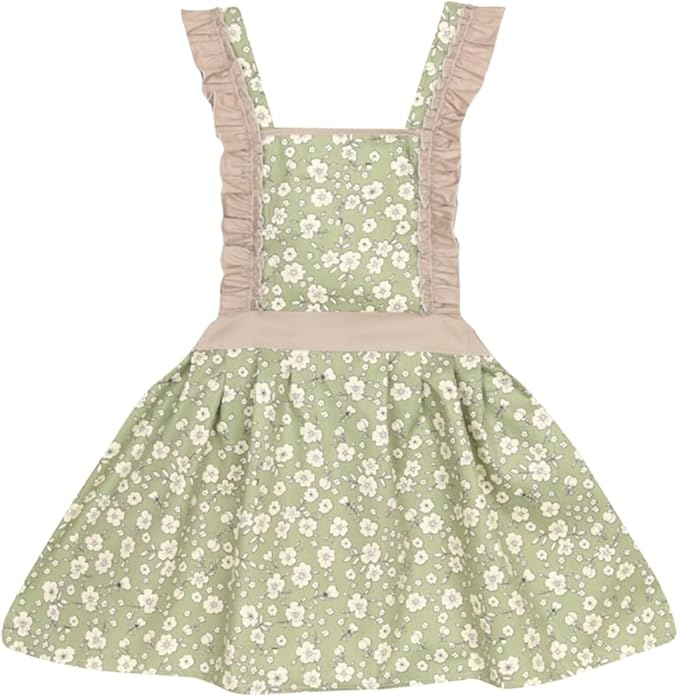 CRB Fashion Kids Cooking Baking Apron | Toddler, Little Girls, Cute Kitchen Chef Aprons