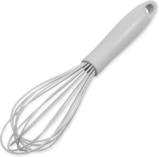 Chef Craft Premium Silicone Wire Cooking Whisk, 10.5 inch, Gray