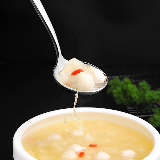 Small Stainless Steel Gravy Soup Ladles, Gravy Ladle Spoon, 8 Pieces