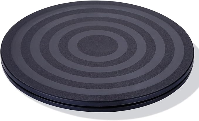 8 Inch Lazy Susan Turntable Organizer 3Pcs, Eichzer Premium Heavy Duty Rotating Swivel Stand with Steel Ball Bearings for Model/Rotating Plants/Crafts Stand/TV/Monitor/Laptop (360˚ Rotation)
