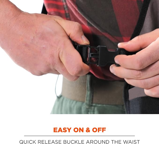 Ergodyne - 13694 Arsenal 5704 Torso Length Work Tool Apron, 22-Pockets, Gray