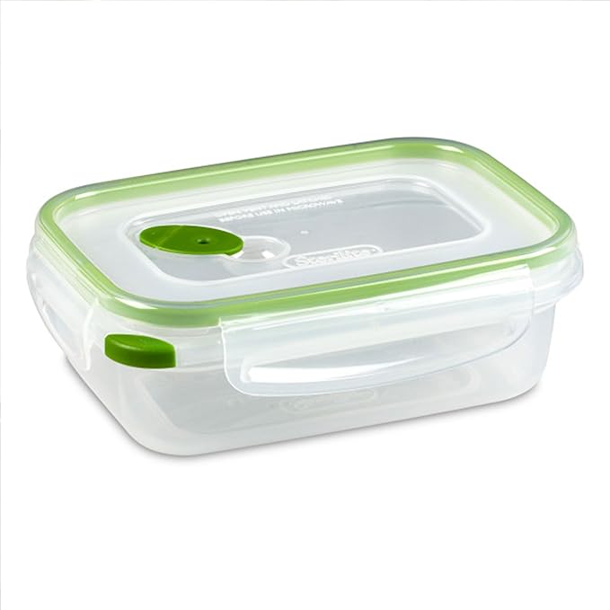 Sterilite Corp. Rectangle Ultra Seal, Size 3.1 Cup, Pack of 6