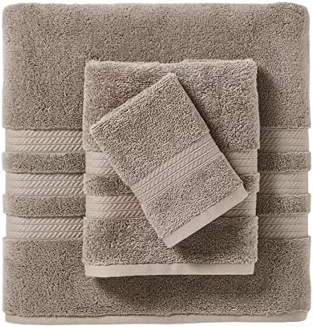 Member Mark 100% Cotton Hotel Premier Collection Luxury Bath Towel Bundle (Assorted Colors) (Acorn, Bundle)