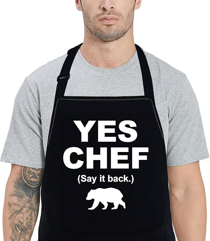 POFULL TV Show Inspired Apron Restaurant Gift Chef Cook Foodie Gift