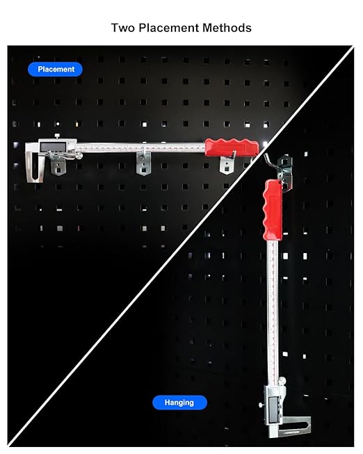 Digital Caliper 12 inch with Outer Groove, Brake Disc Rotor measuring tool, Stainless Steel Digital Calipers for 3D Printing & DIY, LCD Display, Inch/MM Units, Auto-Off, Rubberized Grip & Storage Case