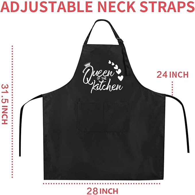 Rosoz Funny Grill Aprons For Men, Dad, Husband, Him - Aprons For Men With Pockets,Father's Day Gifts – BBQ Cooking Chef Apron