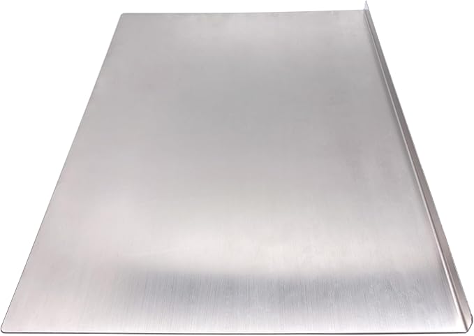 BILLAMB Stainless Steel Cutting Boards for The Kitchen, Suitable for Meat, Fruits, Vegetables, Bread, and Baking Large-sized Cutting Boards (50 x 50cm/19.7 x 19.7 in)