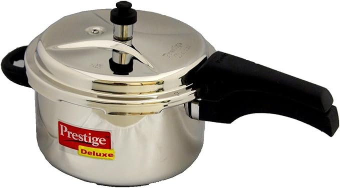 Prestige Pressure Cooker, 4-Liter, Silver