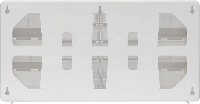 Akro-Mils 26-Drawer Plastic Drawer Storage Cabinet for Garage Organization, Bead Organizer, Building Bricks Storage, Teacher Toolbox, Makeup Organizer, 20-Inch W x 6-Inch D x 10-Inch H, 10124 White